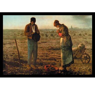 Buyenlarge The Angelus by Jean Francois Millet Painting Print